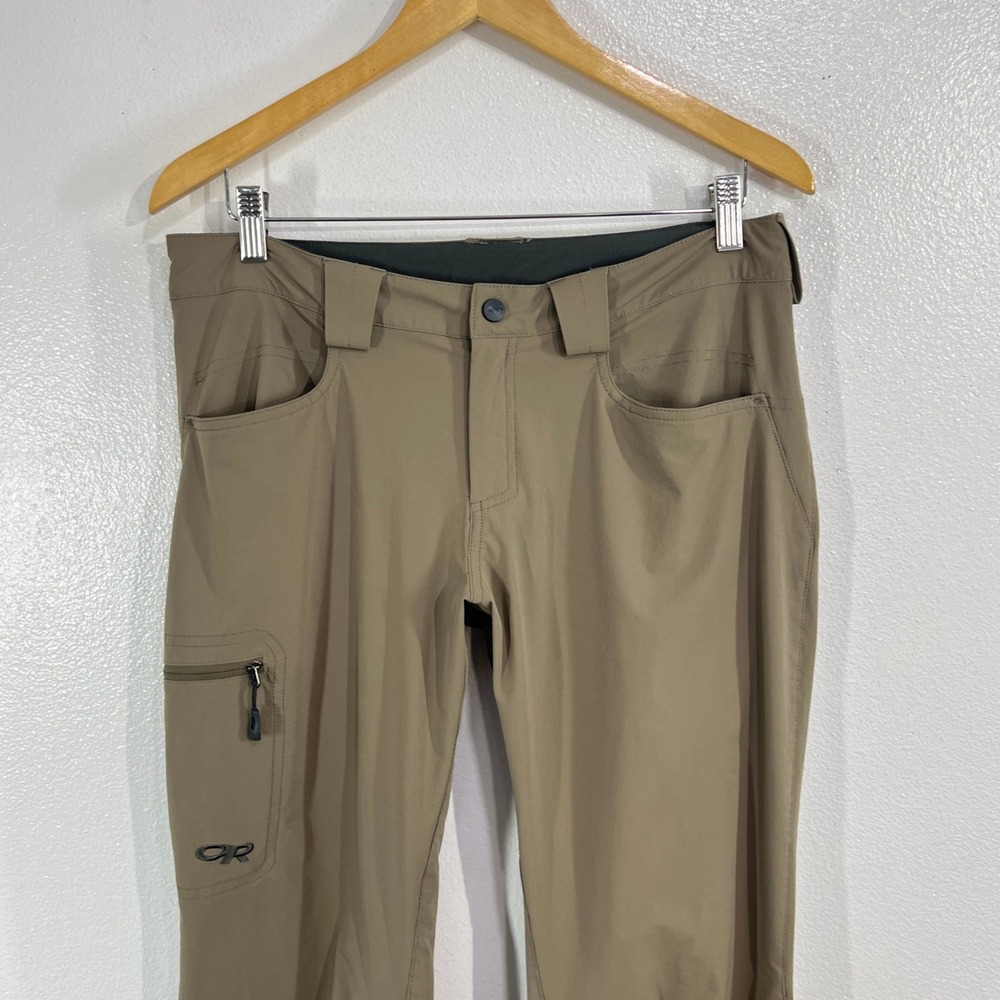 Outdoor Research Voodoo Pants Women's 10 Brown Hiking Softshell Utility Gorpcore - Picture 7 of 10